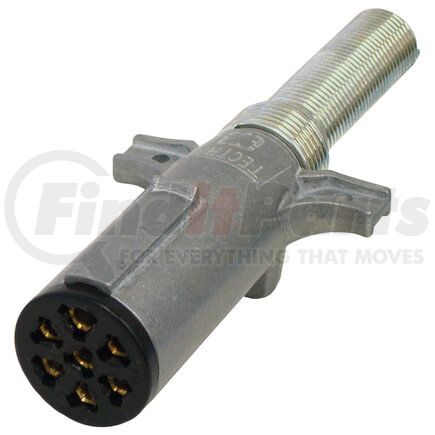 670-71SG by TECTRAN - Trailer Wiring Plug - 7-Way, Die-Cast Housing, with Spring Guard