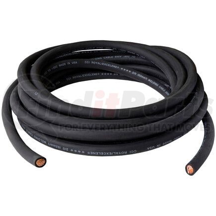 701/0W-Q by TECTRAN - Welding Cable - 1/0 Gauge, 25 ft., Black, Rated to 600V, EPDM Jacket