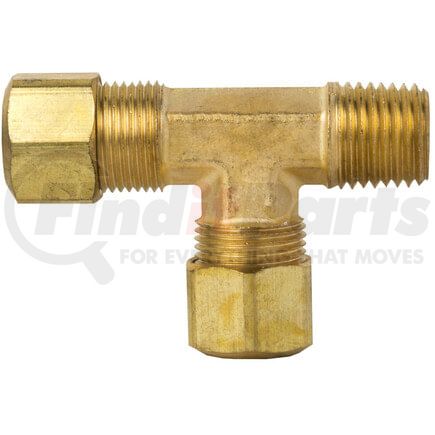 71-3A by TECTRAN - Compression Fitting - Brass, 3/16 in. Tube, 1/8 in. Thread, Male Run Tee