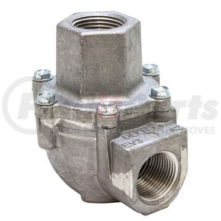 80-1098 by TECTRAN - Air Brake Quick Release Valve - (2) 3/4 in. Port, 3/4 in. Exhaust Port, Zinc Die-Cast