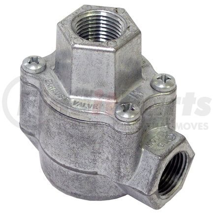 80-1097 by TECTRAN - Air Brake Quick Release Valve - (2) 3/8 in. Port, 3/8 in. Exhaust Port, Zinc Die-Cast