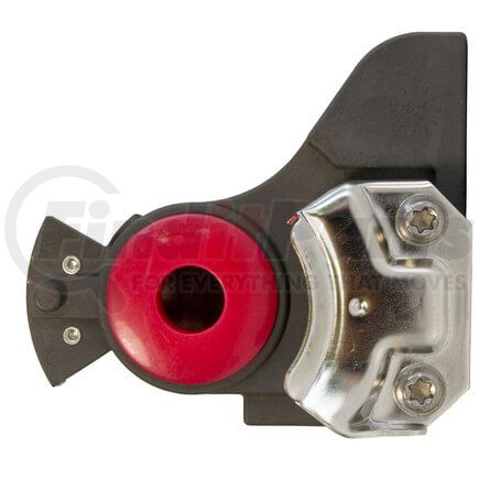 9296E-A by TECTRAN - Gladhand - Red, Emergency, 90 Deg Angle Mount, Anodized Aluminum