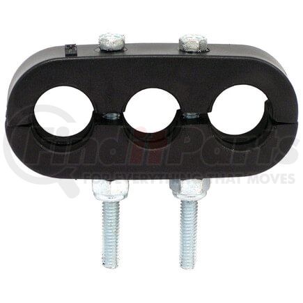 94-0004 by TECTRAN - 3-Hole Beefy Clamp, with 2 Hex Head Bolts, Holds (2) Air Lines and (1) Power Line