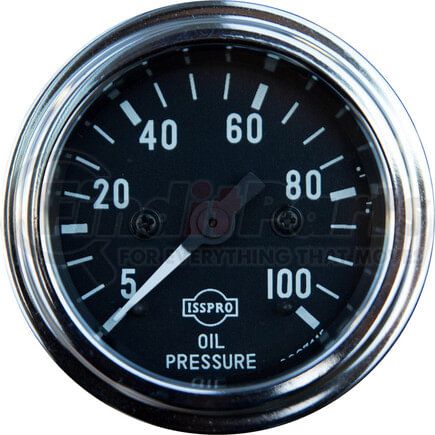 Tectran 95-2207 Engine Oil Pressure Gauge Engine Oil Pressure Gauge - Chrome Bezel, 5-100 psi, Mechanical