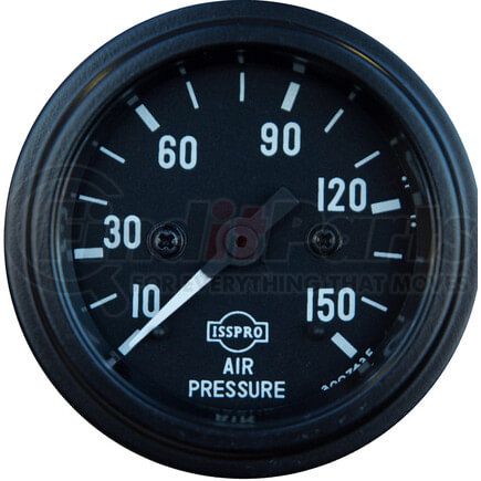 95-2270 by TECTRAN - Air Pressure Gauge - Black Bezel, 10-150 psi, Mechanical