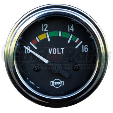 95-2699 by TECTRAN - Voltmeter Gauge - Chrome Bezel, 12 VDC/10-16 VDC, Electrical