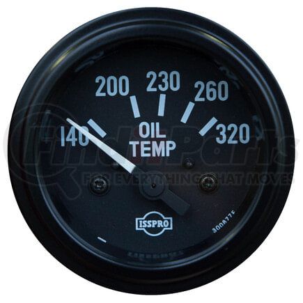 Tectran 95-2741 Engine Oil Temperature Gauge Gauge Elec Oil Temp Black