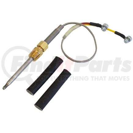 95-5131 by TECTRAN - Thermocouple - 1/4 in. NPTF, 0-1600 deg. F, Adjustable, Solid Probes, Stainless Still Tip