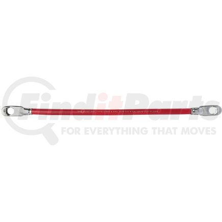 C2/0SSX8R by TECTRAN - Battery Cable - 8 inches, 2/0 Gauge, Red, Switch to Starter