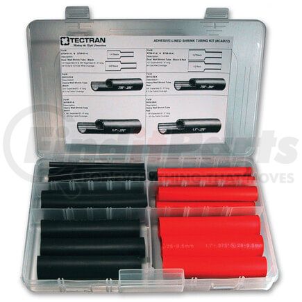 CAB22 by TECTRAN - Storage Container - for Red and Black, Dual, Heavy Wall, Shrink Tubing Parts