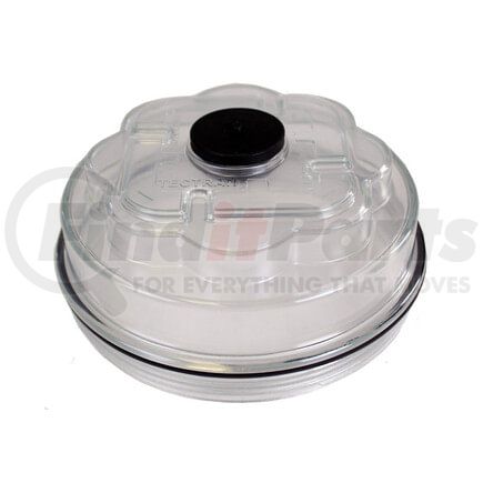 HC0-4975 by TECTRAN - Axle Hub Cap - Plastic, without Ring and Side Plug, Propar Style