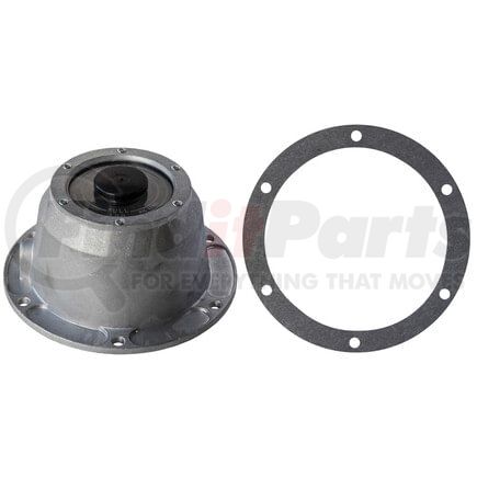 HC0-4195 by TECTRAN - Axle Hub Cap - 6-Hole, Aluminum, without Side Plug, for Front