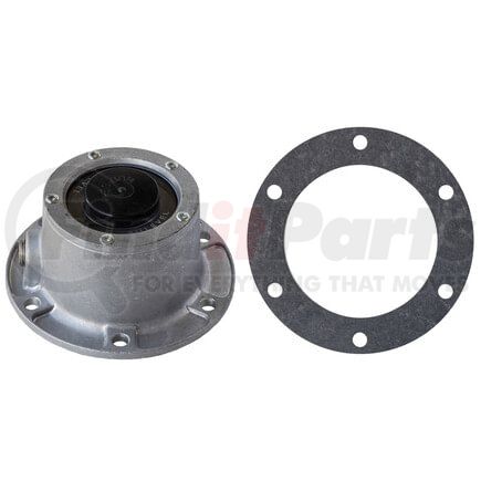 HC3-4024 by TECTRAN - Axle Hub Cap - 6-Hole, Aluminum, with Side Plug, for Front Application