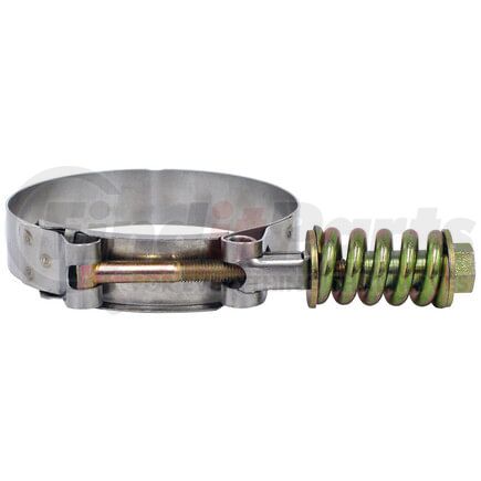 HTS206 by TECTRAN - Stainless Steel Hose Clamp with Spring Loaded T- Bolt, 2.06" - 2.37" Range