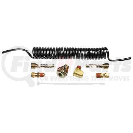 K180 by TECTRAN - Fifth Wheel Trailer Hitch Air Line - 23 in. Long, with Spring and Fittings