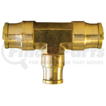 PL1364664 by TECTRAN - Air Brake Air Line Union - Brass, 3/8 in. Tube Size, Push-Lock