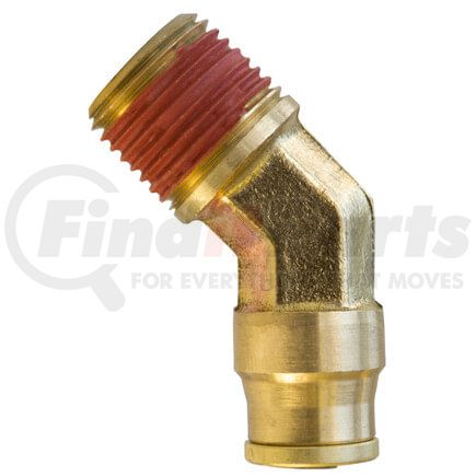 PL1375-8D by TECTRAN - Push-On Hose Fitting - 1/2 in. Tube, 1/2 in. Thread, 45 deg. Non Swivel, Male Elbow