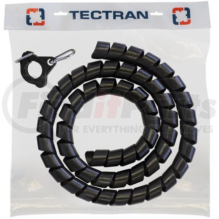 PT12BC by TECTRAN - Spiral Wrap - 8 ft., Black, 12 ft. Connection Line, Plus Pro-Tec