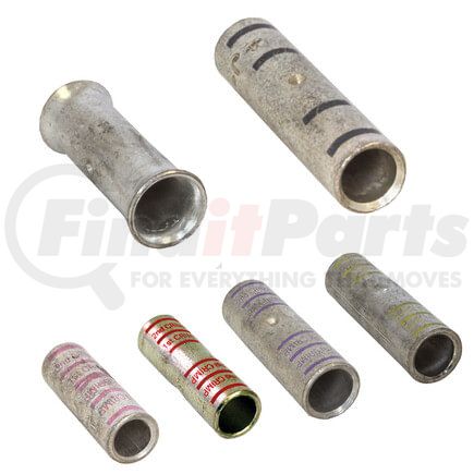 T6 by TECTRAN - Butt Connector - 6 Gauge, Gray, Heavy Wall, Tinned Copper Lugs