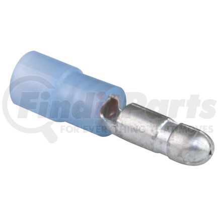 Tectran T78-0007 Multi-Purpose Plug Male Bullet Connector - Blue, 16-14 Wire Gauge, Nylon, 0.180 in. diameter