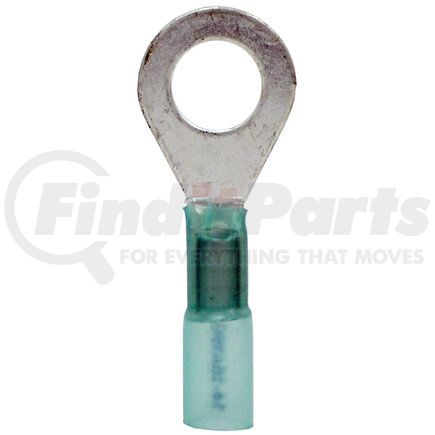 TB10S by TECTRAN - Ring Terminal - Blue, 14 Wire Gauge, #10 Stud, Solder and Shrink