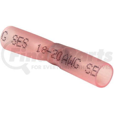 TRBS by TECTRAN - Butt Connector - Red, 22-18 Wire Gauge, Solder and Shrink