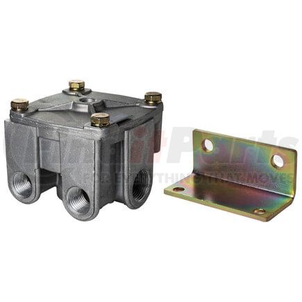 TV104165 by TECTRAN - Air Brake Relay Valve - Model 12, 7.5 psi Crack Pressure, 3/4 in. Supply Port