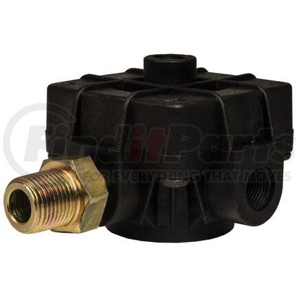 TV28550 by TECTRAN - Air Brake Relay Valve - Model MD, 6 psi, (2) 3/8 Horizontal Delivery Ports