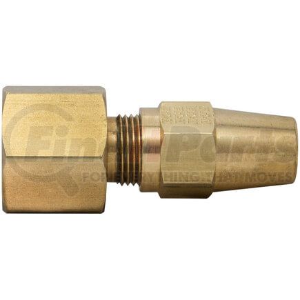 Tectran 1166-4B Air Brake Air Line Connector Fitting F Conn 1/4"Tube-1/4"Thread