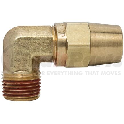 Tectran 1169-10C Air Brake Air Line Elbow DOT 90-Deg Male Elbow Fitting for Copper Tubing, 5/8" Tube Size, 3/8" Pipe Thread