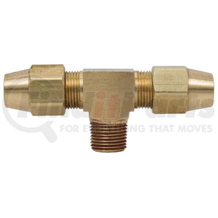 1172-4A by TECTRAN - Air Brake Air Line Thread Branch Tee - Brass, 1/4 in. Tube Size, Male