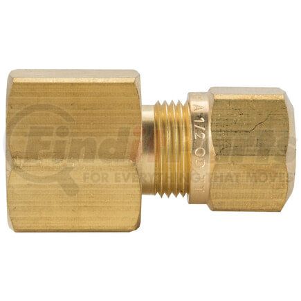 1366-10C by TECTRAN - DOT Female Ferrule Connector Fitting for Nylon Tubing, 5/8" Tube Size, 3/8", Pipe Thread