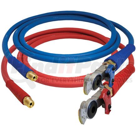 13S10401 by TECTRAN - 3/8" Air Brake Red and Blue Jumper Hoses with FLEXGrip-HD and Aluminum Gladhands, 10 ft. Long