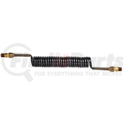 14210 by TECTRAN - Fifth Wheel Trailer Hitch Air Line - 54 in. Long, with Spring and Fittings