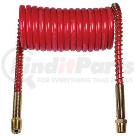 1612LRV by TECTRAN - 12 ft. V-Line Red Aircoil with 1/2" LIFESwivel End Fittings, 12 in. Leads