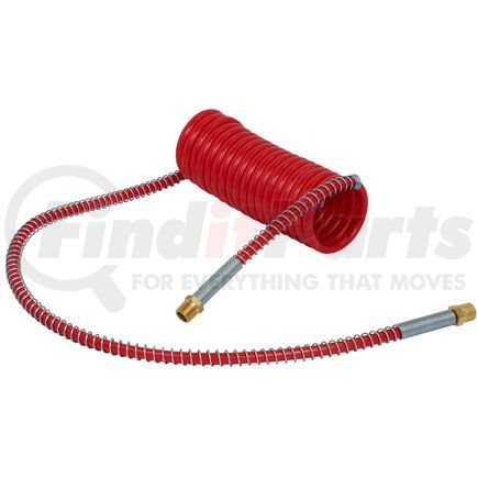 16215-24R by TECTRAN - Industry Grade Red Aircoil, 15 ft., 24" x 12" Leads, with Brass LIFESwivel Fittings