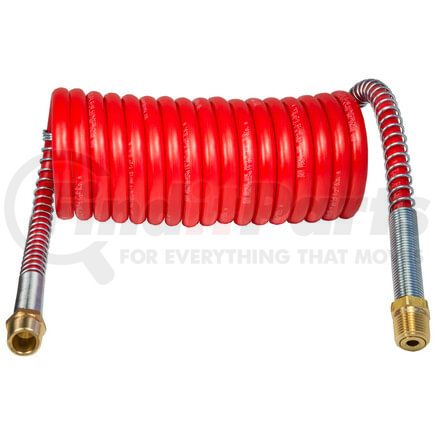 16220R by TECTRAN - Industry Grade Red Aircoil, 20 ft., 12" x 12" Leads, with Brass LIFESwivel Fittings