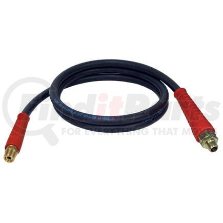 16808R by TECTRAN - ArticFlex Red Air Line Hose Assembly with FLEXGrip-HD Handles, 8 ft. Long