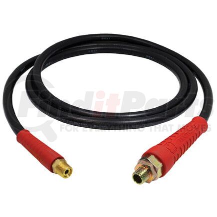 16908R by TECTRAN - 3/8 in. Air Brake Hose, 8 ft. Long, with 1/2" Red FLEXGrip-HD Handles