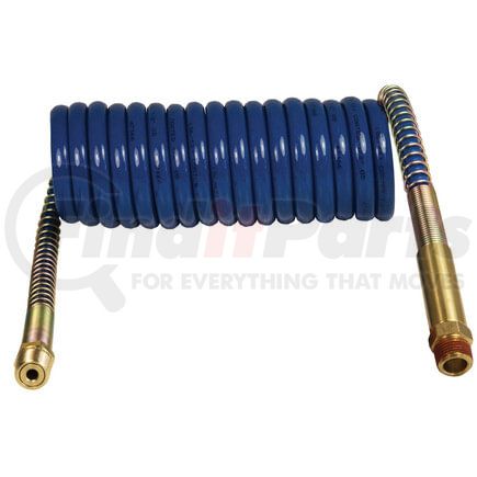 16B12BH by TECTRAN - Vortecx Blue Armorcoil with Brass Handles, 12 ft., 12" x 12" Leads, 1/2" Tube OD