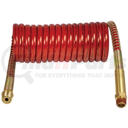 16B12RH by TECTRAN - Vortecx Red Armorcoil with Brass Handles, 12 ft., 12" x 12" Leads, 1/2" Tube OD