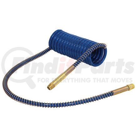 16B1540BH by TECTRAN - Vortecx Blue Armorcoil with Brass Handles, 15 ft., 40" x 12" Leads, 1/2" Tube OD