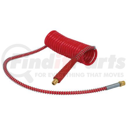 16P1524RH by TECTRAN - 15 ft. PROFLEX-SP Red Emergency Aircoil with Handles, 24" x 12" Leads