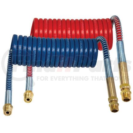 17212H by TECTRAN - Industry Grade Red and Blue Aircoil Set with Brass Handle, 12 ft., 12" x 12" Leads