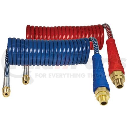 17A12H by TECTRAN - ARMORFLEX-HD, Red and Blue Armorcoil Aircoil with Handle, 12 ft., 12" x 12" Leads