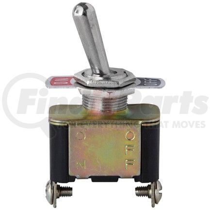 19-1022 by TECTRAN - Toggle Switch - 12V, 10 AMP, ON-OFF, 2 Screw, Chrome Knob, S.P.S.T