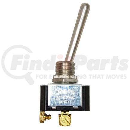 Tectran 19-1404 Toggle Switch Toggle Switch - 12V, 20 AMP, ON-Momentary-OFF, 2 Screw, Chrome Knob, S.P.S.T