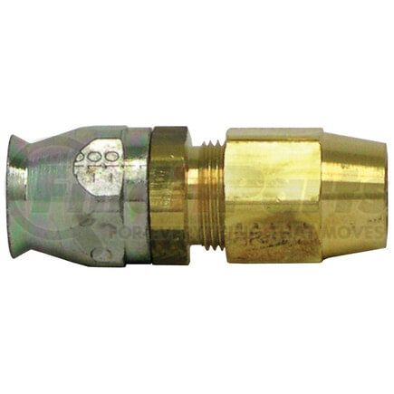 Tectran 19DC-1010 A/C Compressor Discharge and Suction Fitting Assembly Compression Fitting - Brass, 5/8 in. O.D Hose, 7/8