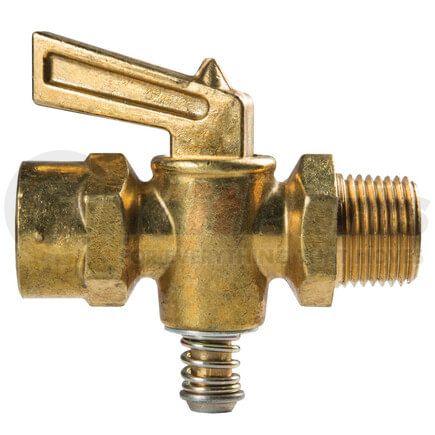 2120-A by TECTRAN - Air Brake Air Shut-Off Petcock - Brass, 1/8 in. Thread, Female Pipe to Male Pipe