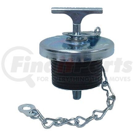 23-40733 by TECTRAN - Engine Oil Filler Cap - 1-7/8 inches, with Chain, for Caterpillar